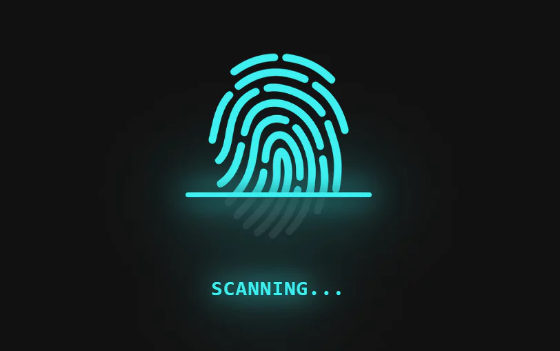 Fingerprint Scanner Animation Effects using html css