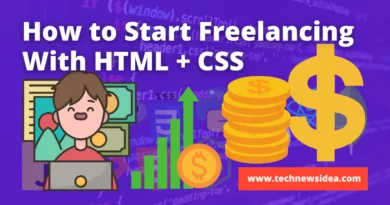 How to Start Freelancing | with HTML + CSS