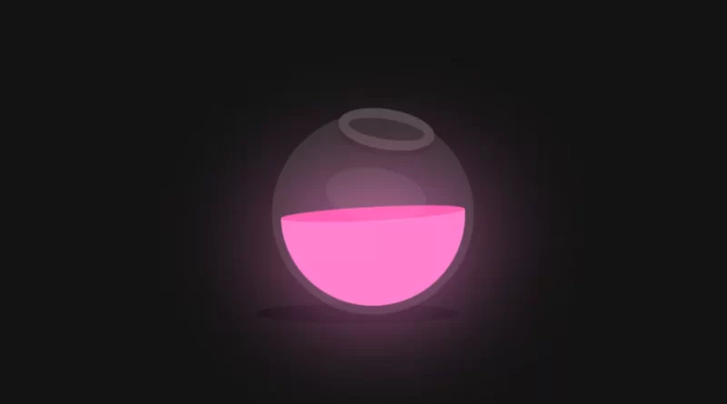Colorful Glowing Liquid Bowl Animation Effects | Html CSS Animation Effects