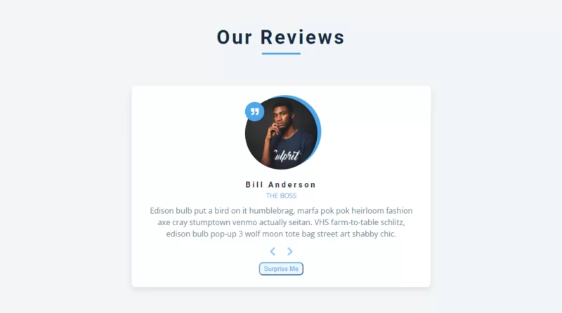 Make a Reviews app with JavaScript