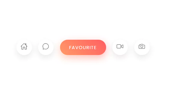 CSS Icon Hover Effects Gradient Drop Shadow