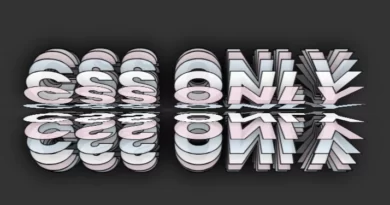 CSS Only 3D Text Rotation Animation Effects
