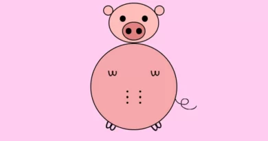 Draw An Animated Pig Using HTML CSS & JavaScript