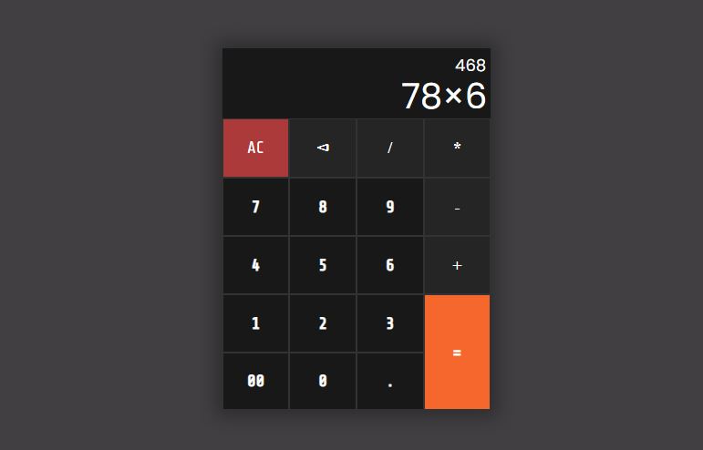 Build Calculator Using HTML CSS JavaScript