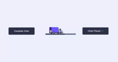 CSS Order Button Animation Using HTML CSS JavaScript