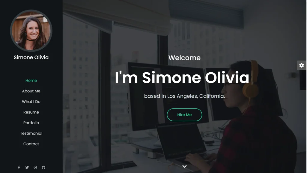 Simone - Personal Portfolio Template